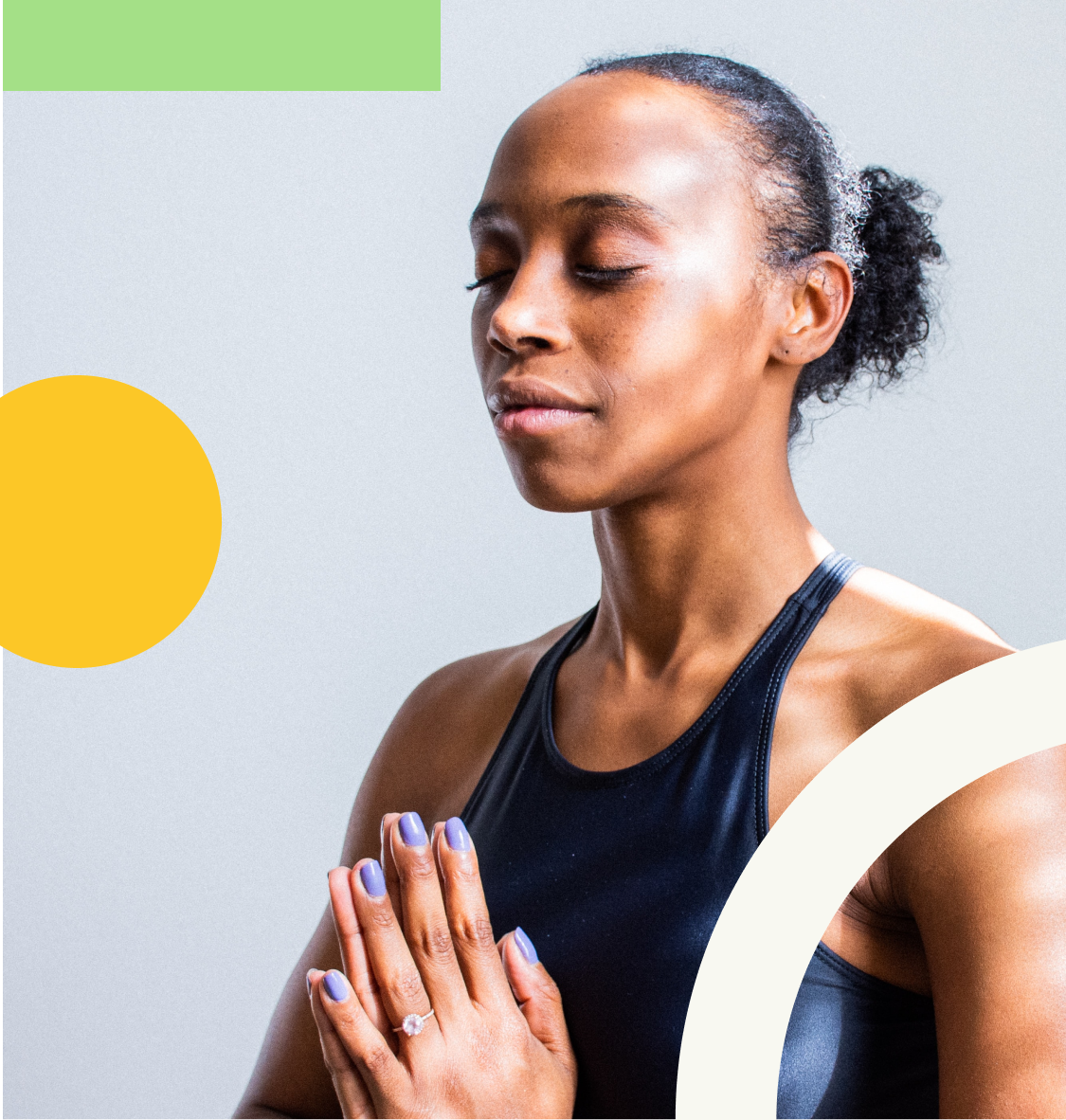 woman doing yoga